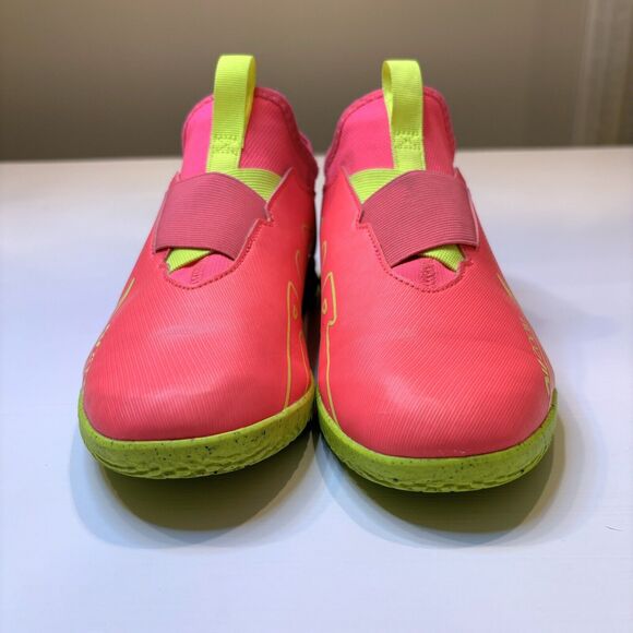 Nike Jr Zoom Vapor 15 Academy IC Neon Pink‎ Soccer Shoes US Size 5.5Y DJ5619-605 - Picture 5 of 10